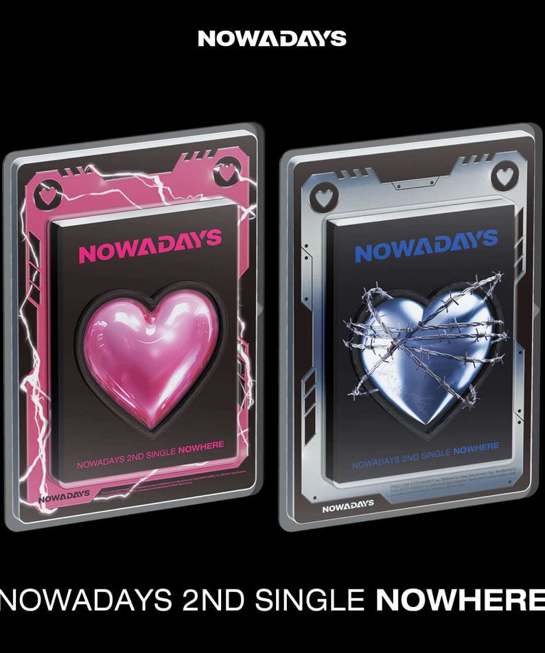 NOWADAYS - 2nd Single [NOWHERE] (Where Ver. / Here Ver.)(Ran | Kool Seoul - Buy Kpop Albums Online