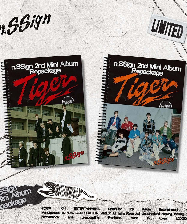 N.SSIGN - 2nd Album [Tiger] (Random) - Kpop Album | Kool Seoul - Buy Kpop Albums Online