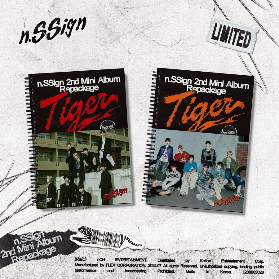 N.Ssign - 2nd Album [Tiger] (Random) - Kpop Album