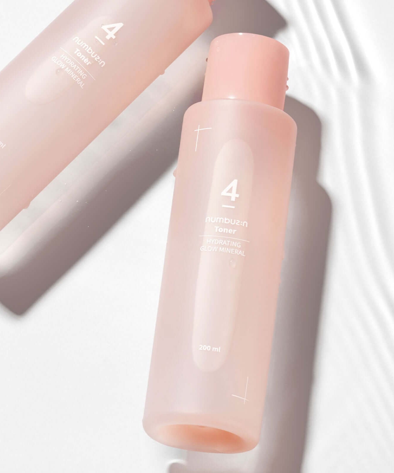 NUMBUZIN No.4 Hydration Glow Mineral Toner bottle on white background