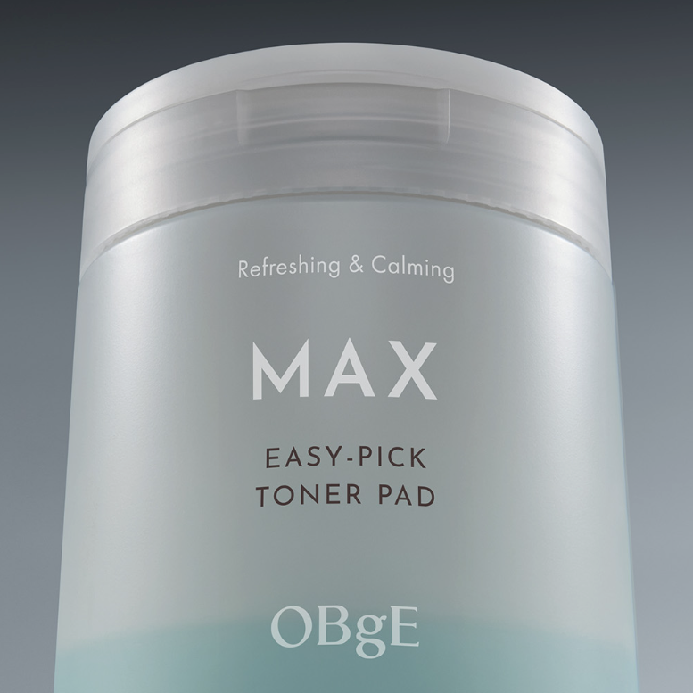 OBGE Max Easy Pick Toner Pad 250ml - Gentleman Korea men’s Korean skincare toner pads for refreshing calming care