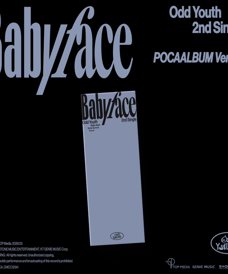 ODD YOUTH - 2nd Single [Babyface] (POCA ALBUM Ver.) - Kpop A | Kool Seoul - Buy Kpop Albums Online