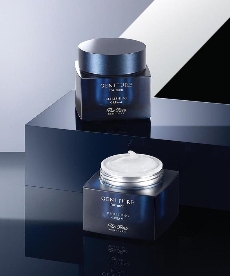 OHUI Geniture For Men Refreshing Cream 50ml - Gentleman Korea premium Korean men’s skincare product photography