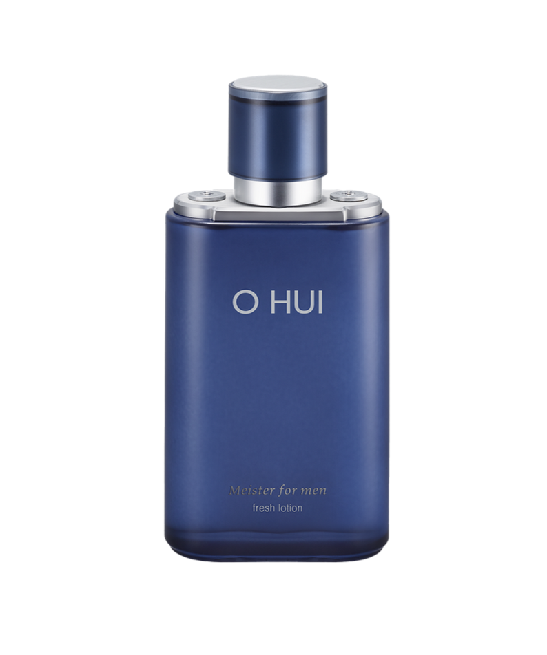 OHUI Meister For Men Fresh Lotion 110ml blue bottle product image Gentleman Korea Korean men’s skincare for gentleman