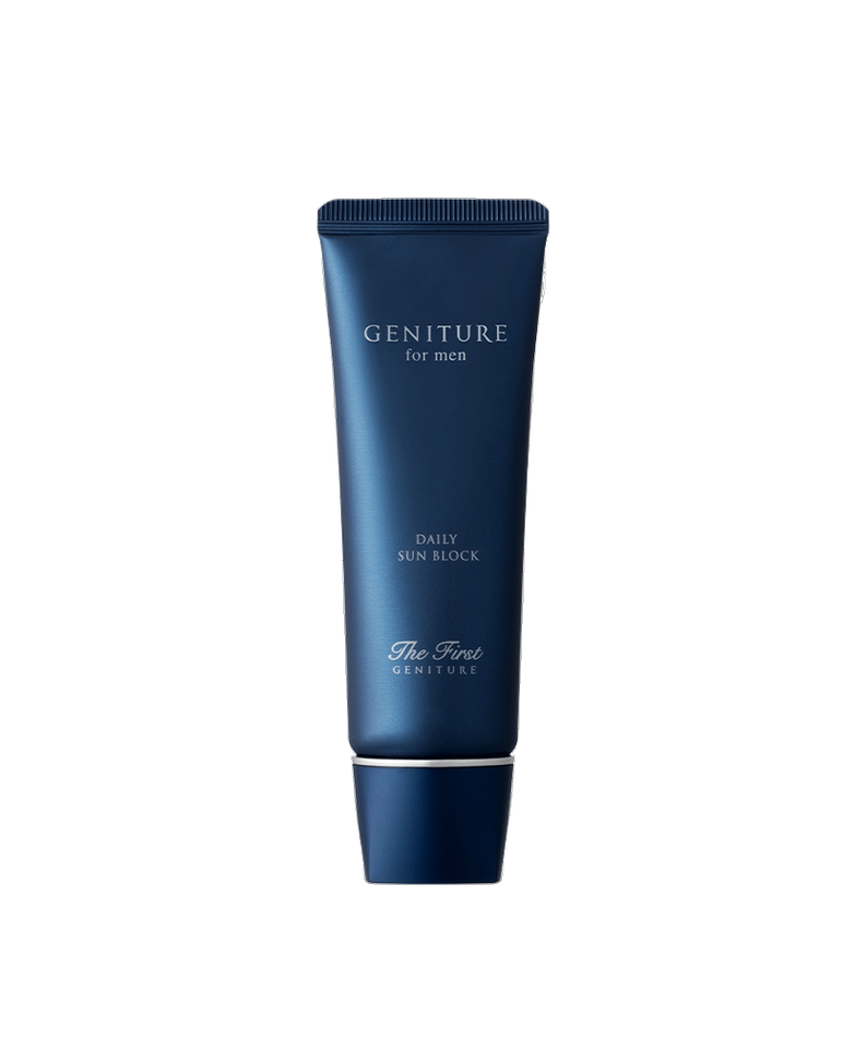 Alt Tag: OHUI The First Geniture For Men Daily Sun Block 50ml - Gentleman Korea premium men's sunscreen for daily protection