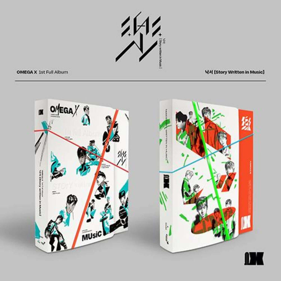 Omega X - 1st Album [樂] (Story Written In Music) (Set Ver.) - Kpop Album