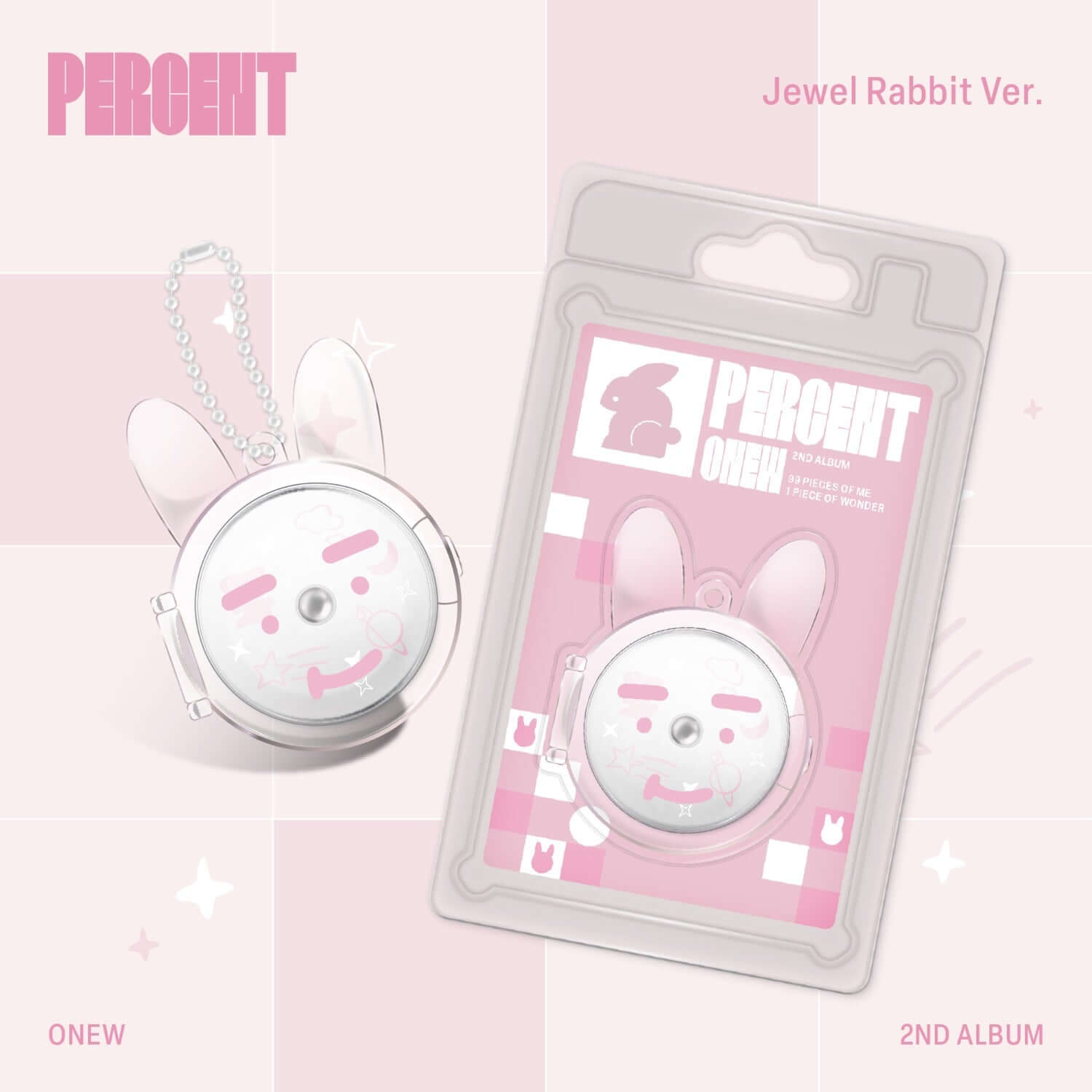 ONEW - 2nd Full Album PERCENT (Jewel Rabbit Ver.) - Kpop Alb | Kool Seoul - Buy Kpop Albums Online