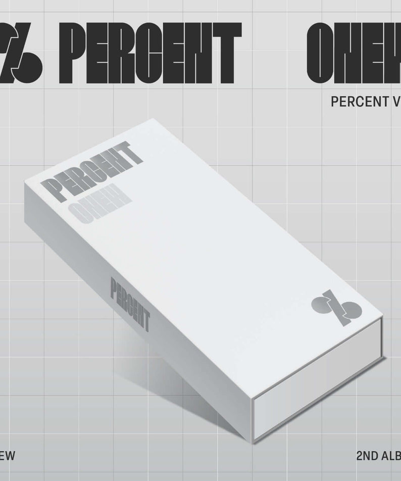 ONEW - 2nd Full Album PERCENT (PERCENT Ver.) - Kpop Album | Kool Seoul - Buy Kpop Albums Online