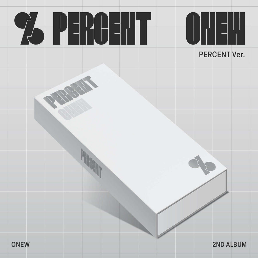 Onew - 2nd Full Album Percent (Percent Ver.) - Kpop Album