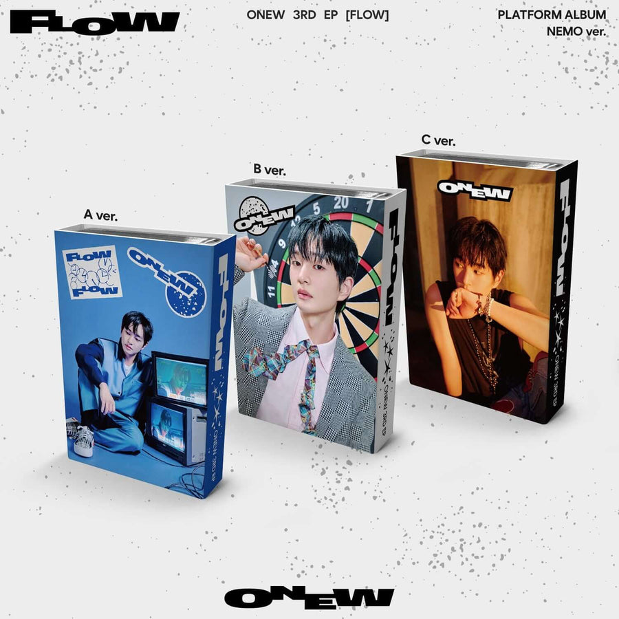 Onew - 3rd Album [Flow] (Nemo Ver.) (Random) - Kpop Album