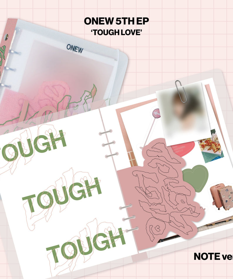ONEW - 5th Mini Album [TOUGH LOVE] (NOTE Ver.) - Kpop Album | Kool Seoul - Buy Kpop Albums Online