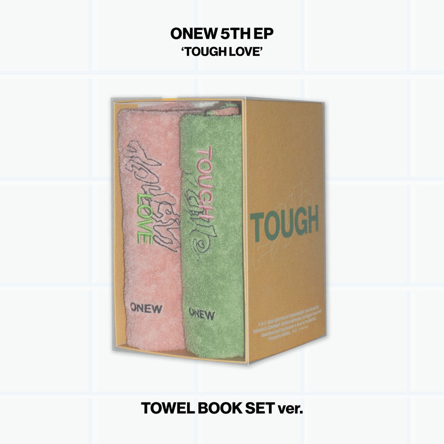 Onew - 5th Mini Album [Tough Love] (Towel Book Set Ver.) - Kpop Album