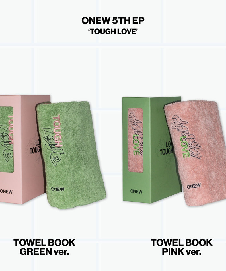 ONEW - 5th Mini Album [TOUGH LOVE] (TOWEL BOOK Ver.) - Kpop  | Kool Seoul - Buy Kpop Albums Online