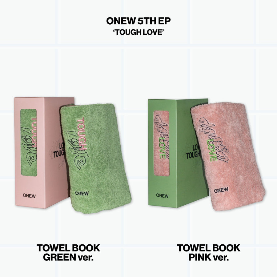 Onew - 5th Mini Album [Tough Love] (Towel Book Ver.) - Kpop Album