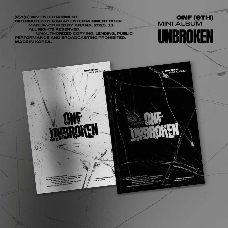 Onf - 9th Mini Album [Unbroken] (Silenced / No Retreat Ver.)(Random 1 Of 2) - Kpop Album