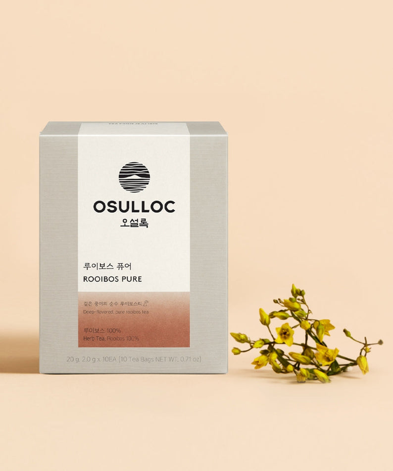 OSULLOC Rooibos Pure 10 p box with decorative flowers