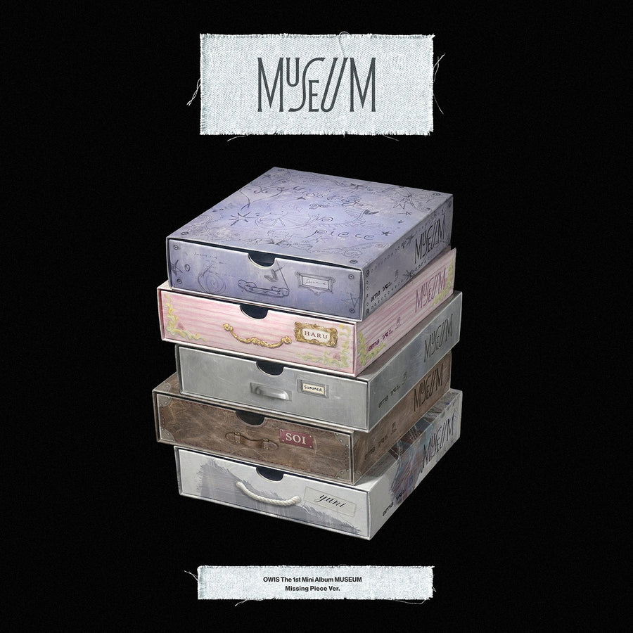 Owis - The 1st Mini Album [Museum] (Missing Piece Ver.) (Random 1 Of 5) - Kpop Album