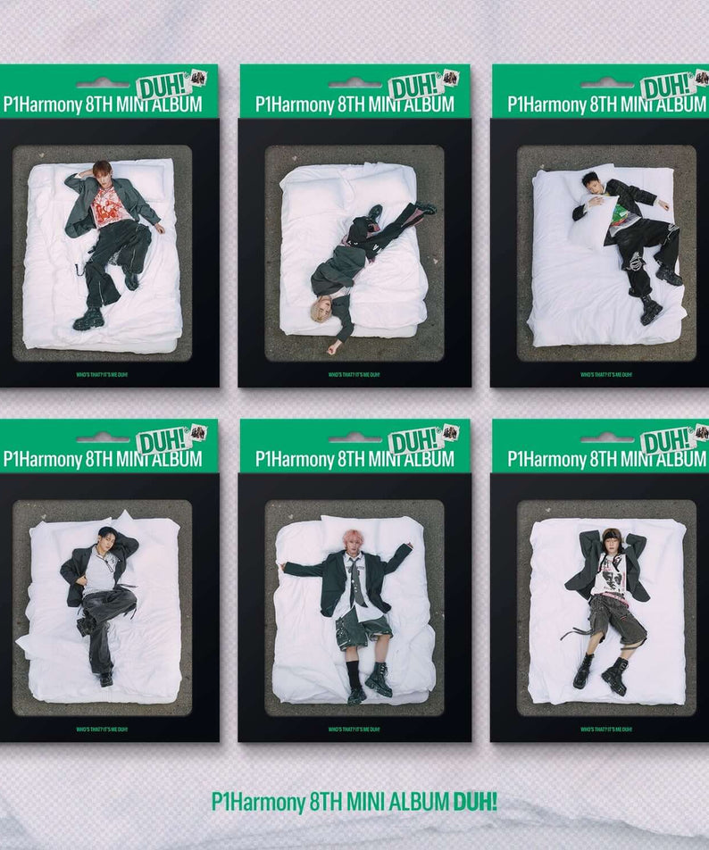 P1HARMONY - 8th Album [DUH!] (H Ver.) (Compact Ver) (Random) | Kool Seoul - Buy Kpop Albums Online