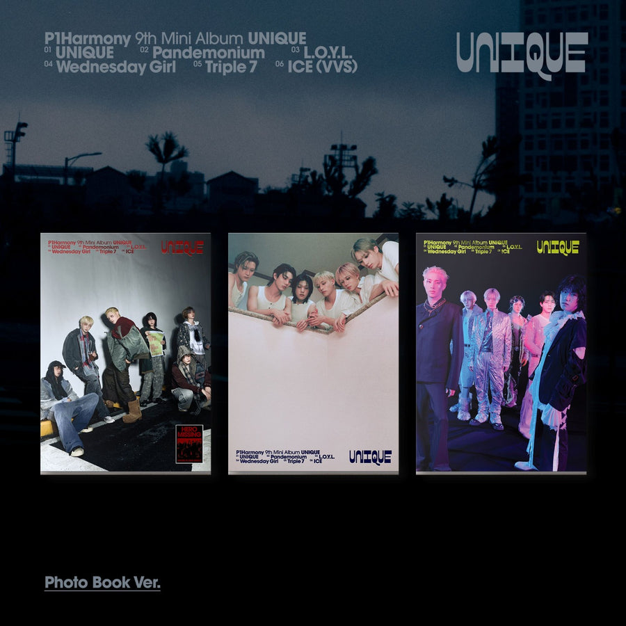 P1harmony - 9th Album [Unique] (Photobook Ver.) (Random 1 Of 3) - Kpop Album