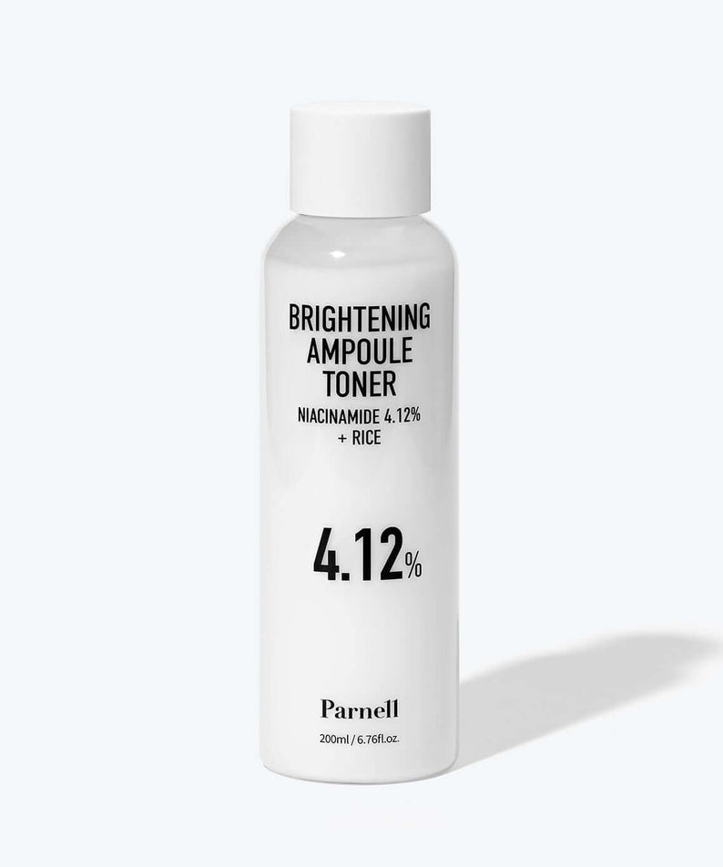 Image of PARNELL Niacinamide 4.12 Rice Brightening Ampoule Toner 200ml bottle