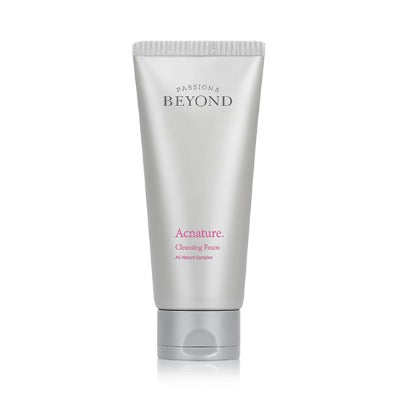 PASSION & BEYOND Acnature Cleansing Foam 150ml in silver tube packaging