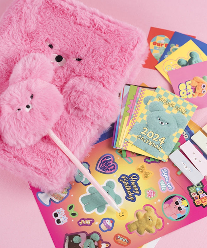 PINKFOOT Wasabi Bear Diary | Kool Seoul