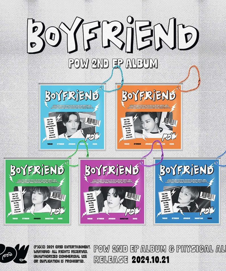 POW - 2ND EP ALBUM [Boyfriend] (Random) - Kpop Album | Kool Seoul - Buy Kpop Albums Online