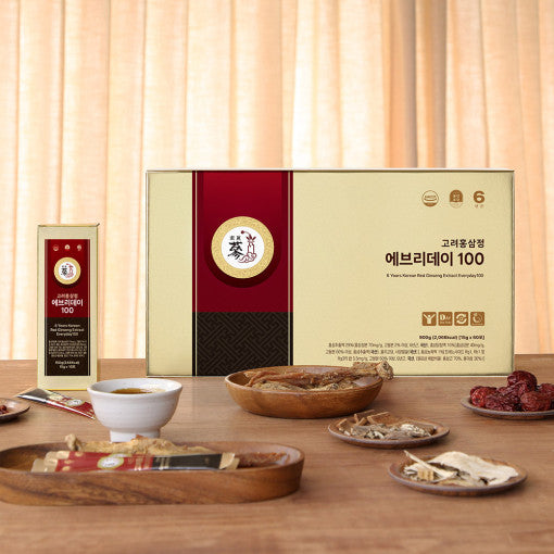 Pungnyeon Bogam 6 Years Korean Red Ginseng Extract Everyday 100 60p