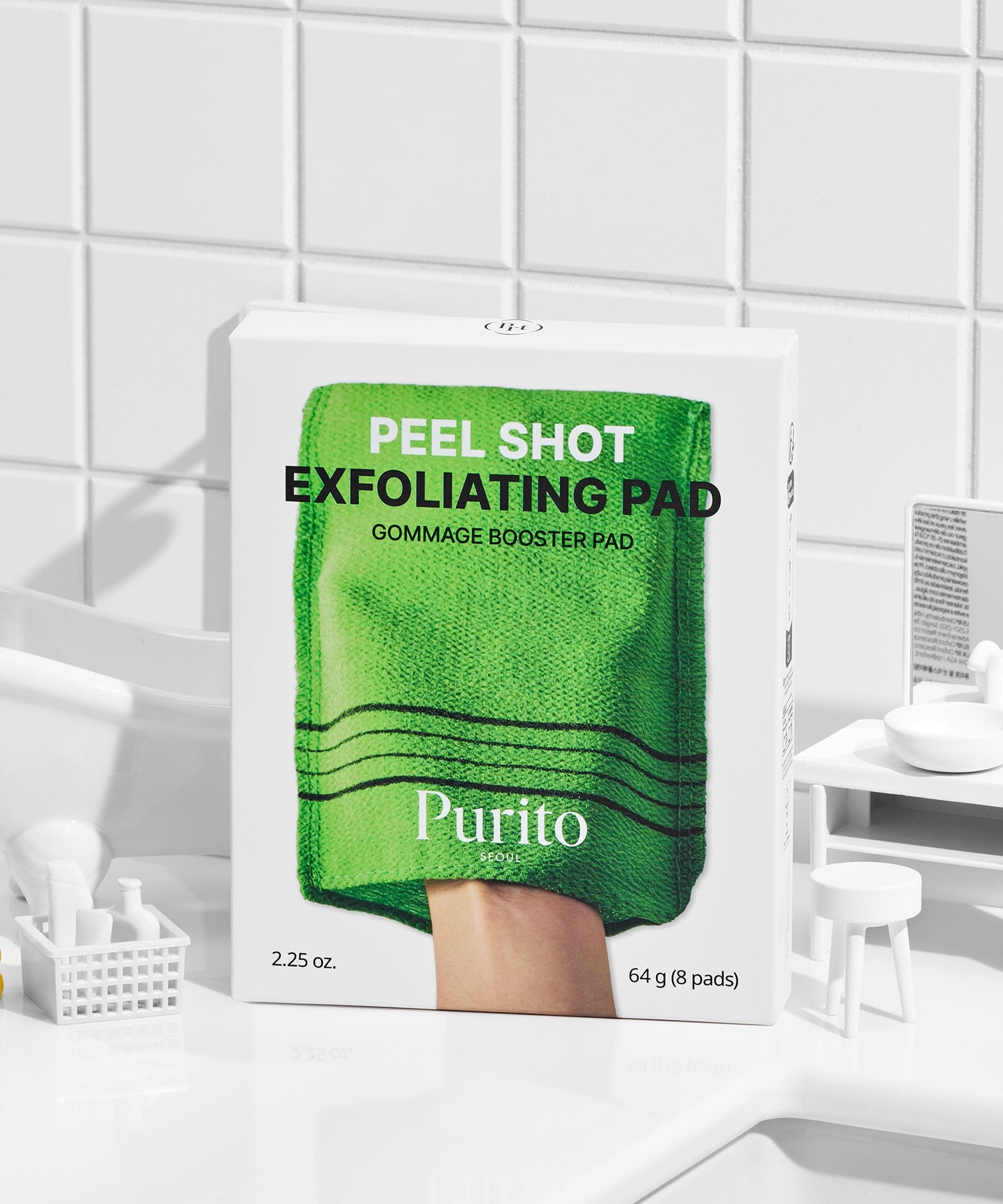 Purito Peel Shot Exfoliting Pad 64g 8 Pads