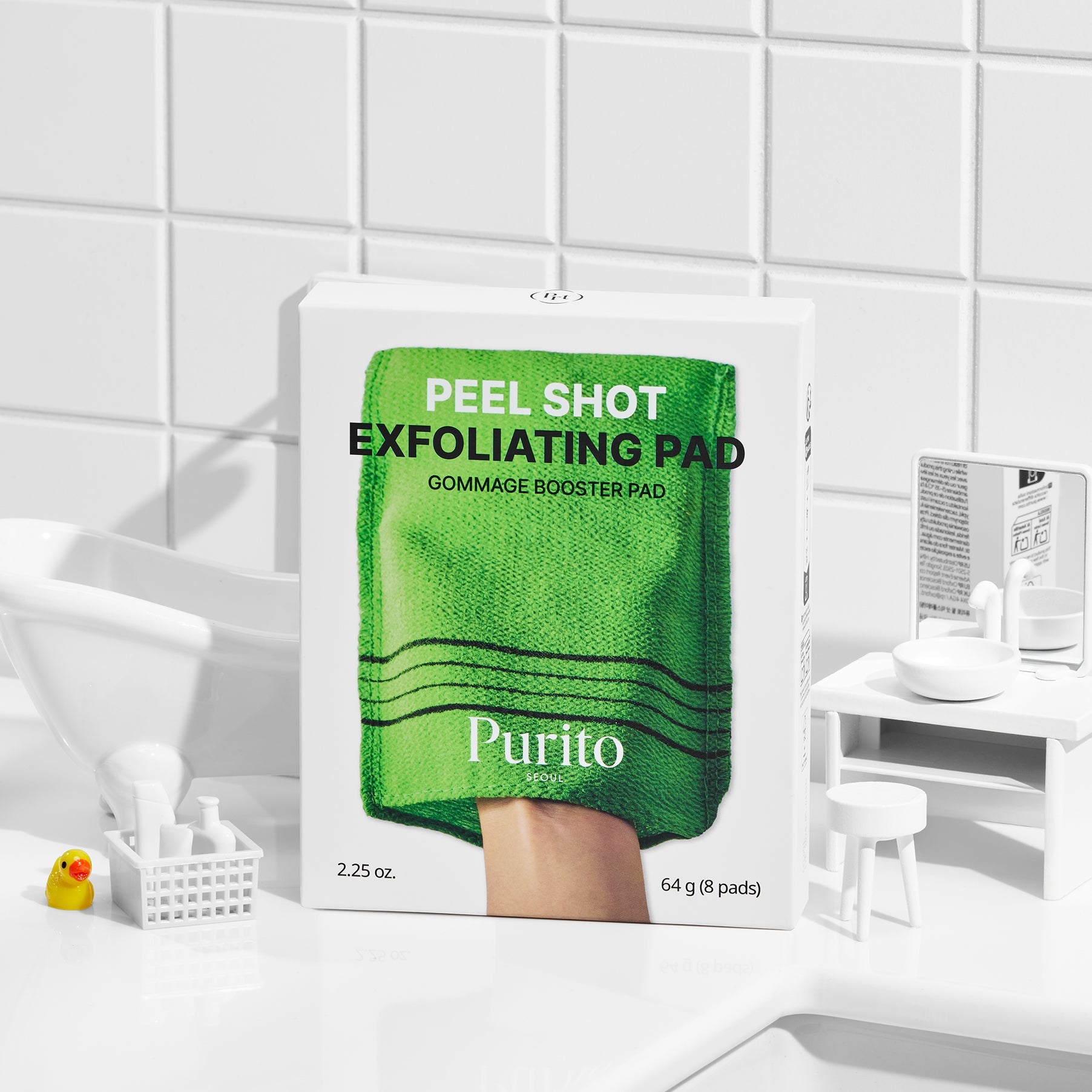 Purito Peel Shot Exfoliting Pad 64g 8 Pads