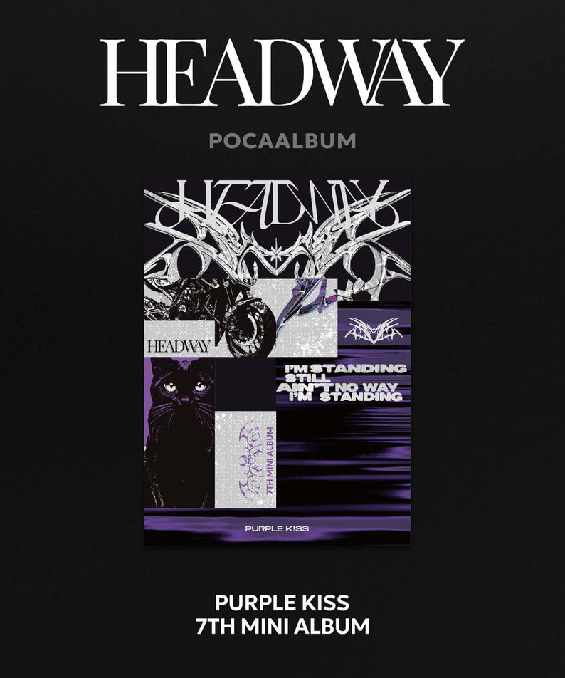 PURPLE KISS - 7th Album [HEADWAY] (POCAALBUM) - Kpop Album | Kool Seoul - Buy Kpop Albums Online