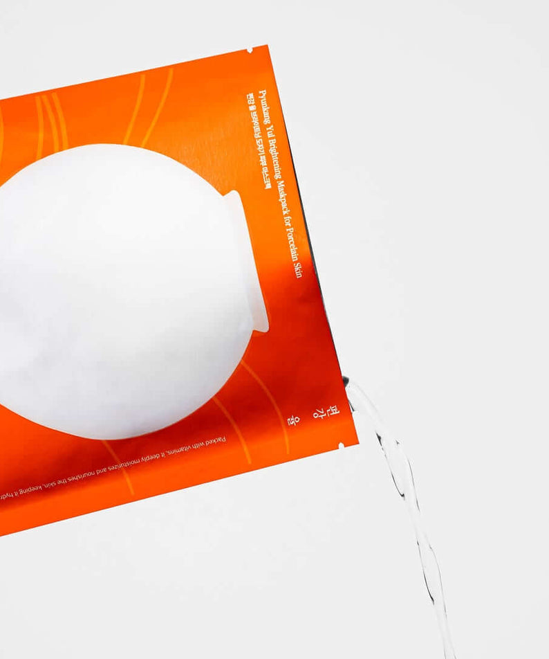 PYUNKANG YUL Brightening Porcelain Skin Mask Pack 10 pieces packaging design