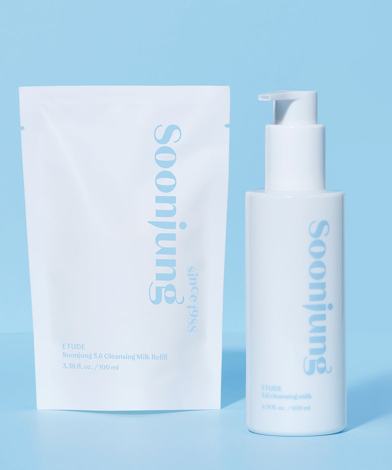 ETUDE Soonjung Weak Acid Cleansing Milk 2pcs Set