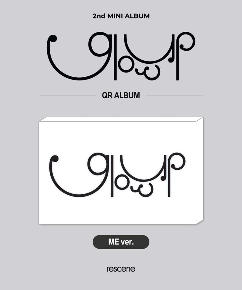 RESCENE - 2nd MINI ALBUM [Glow Up] (ME VER.) (QR VER.) - Kpo | Kool Seoul - Buy Kpop Albums Online