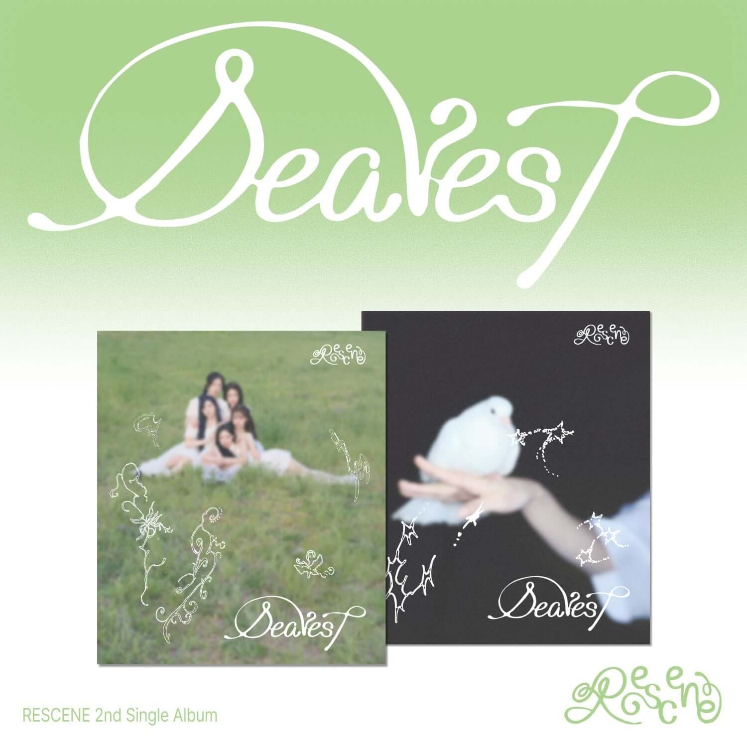 RESCENE - 2nd Single Album [Dearest] (Dear ver. / Dewy ver.) | Kool Seoul - Buy Kpop Albums Online