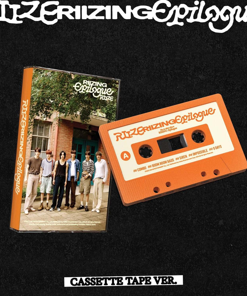 RIIZE - 1st Album [RIIZING : Epilogue] (CASSETTE TAPE Ver.)  | Kool Seoul - Buy Kpop Albums Online