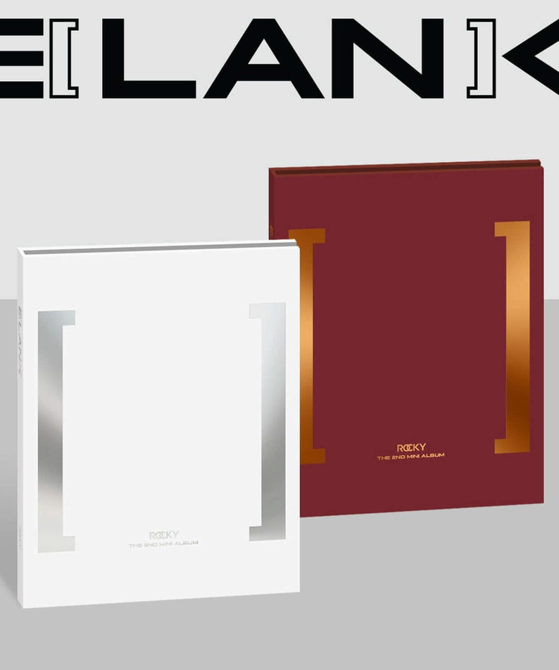 ROCKY - 2nd Album [BLANK] (White ver/Burgundy ver) (Set of 2 | Kool Seoul - Buy Kpop Albums Online