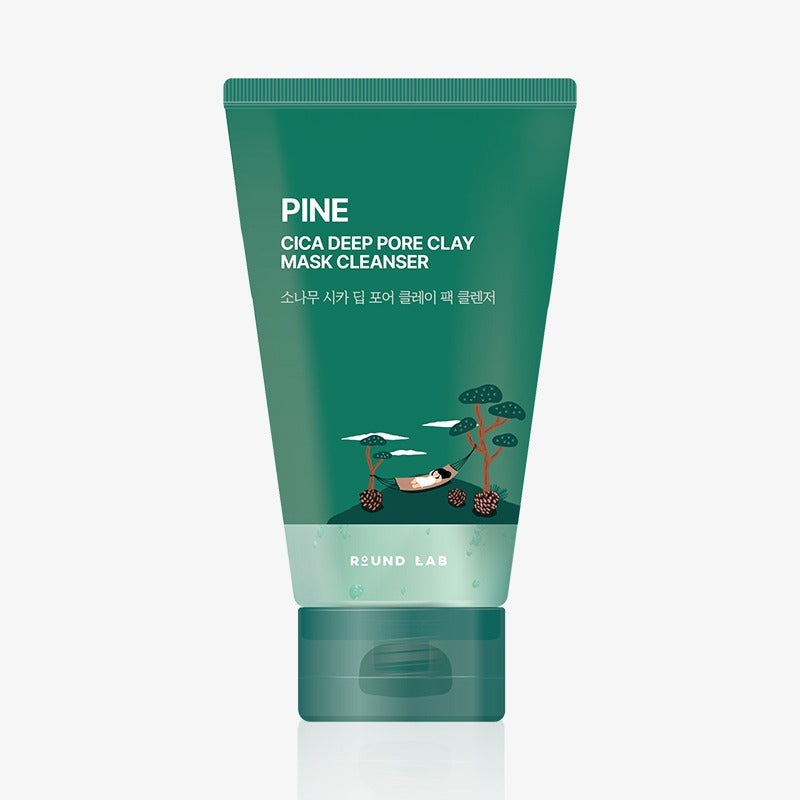 Image of ROUND LAB Pine Cica Deep Pore Clay Pack Cleanser 150ml tube