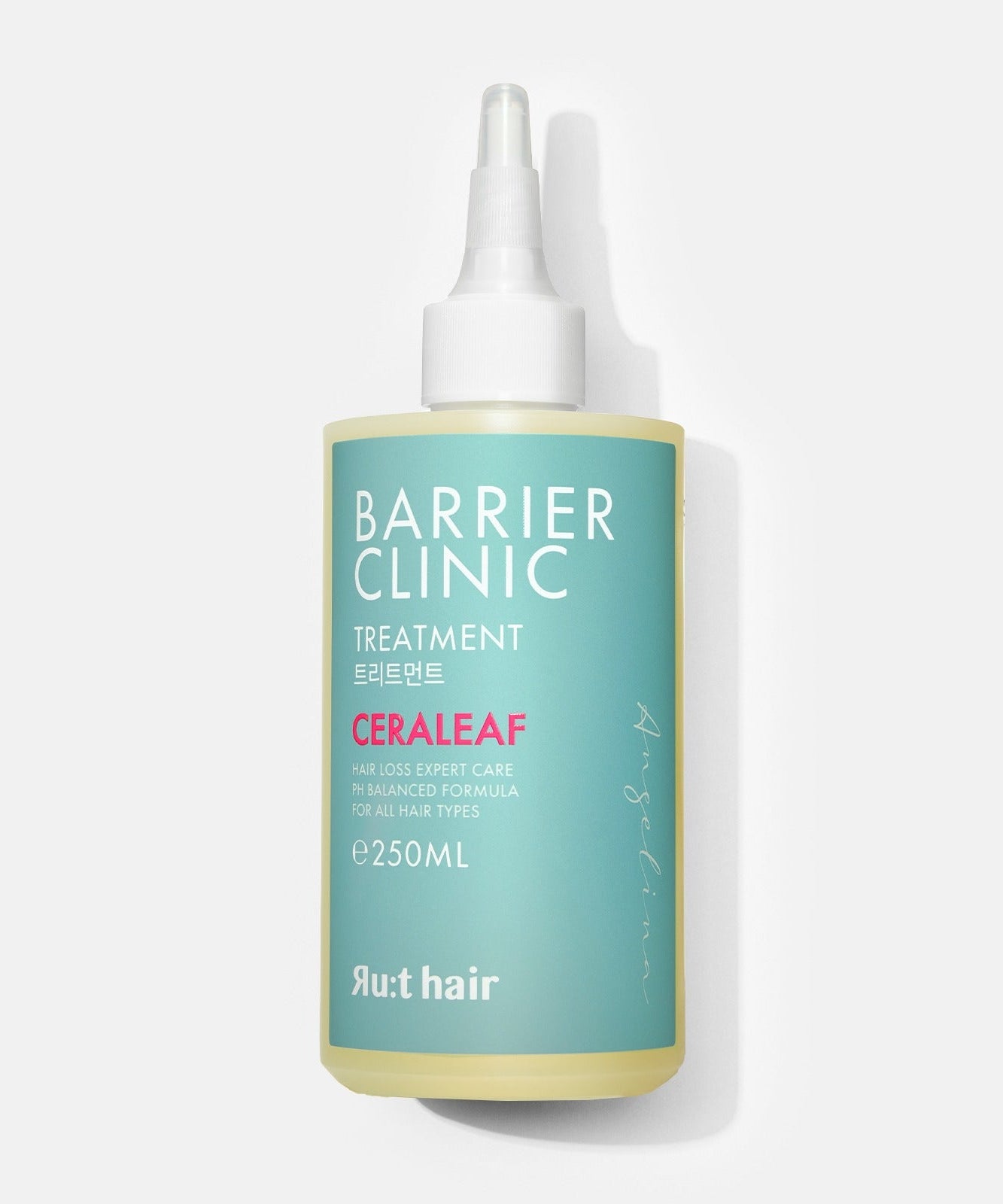 RU:T HAIR Barrier Cinic Ceraleaf Treatment 250ml bottle front view