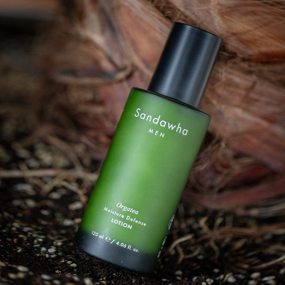 SANDAWHA For Men Orgatea Moiture Defense Lotion 120ml by Gentleman Korea — Korean men’s skincare moisturizing lotion product image