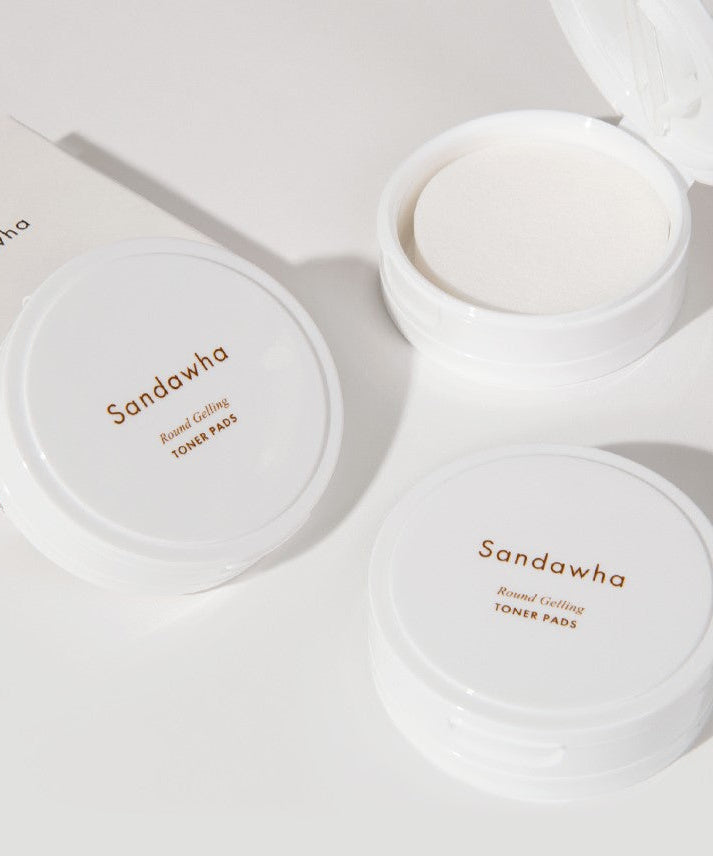 SANDAWHA Round Gelling Toner Pads 50p | Kool Seoul