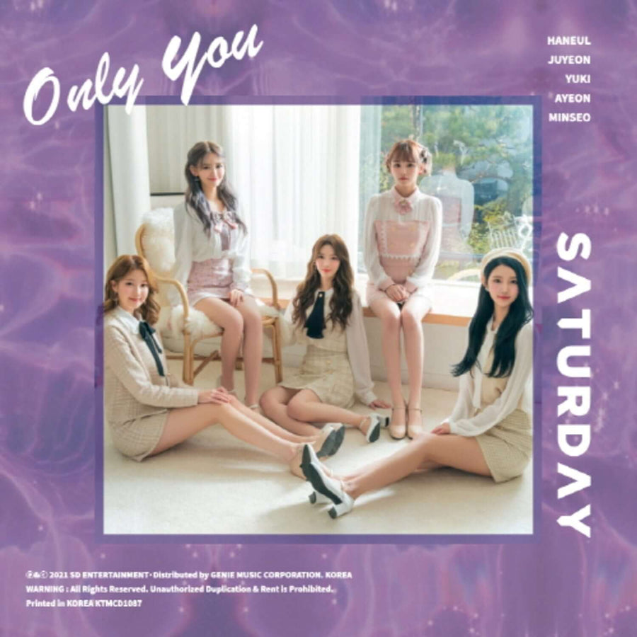 Saturday - The 5th Single Album [Only You] - Kpop Album