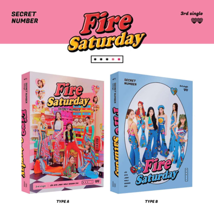 Secret Number - 3rd Album [Fire Saturday] (Set) - Kpop Album