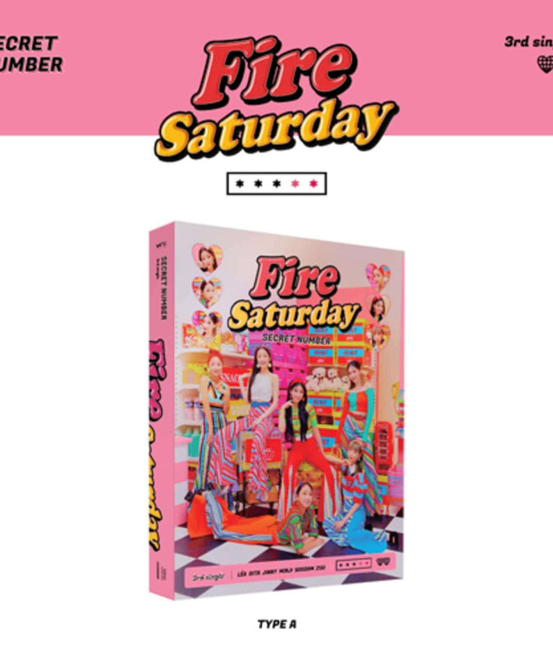 SECRET NUMBER - 3rd Album [Fire Saturday] (TYPE A) - Kpop Al | Kool Seoul - Buy Kpop Albums Online