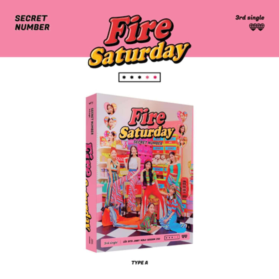 Secret Number - 3rd Album [Fire Saturday] (Type A) - Kpop Album