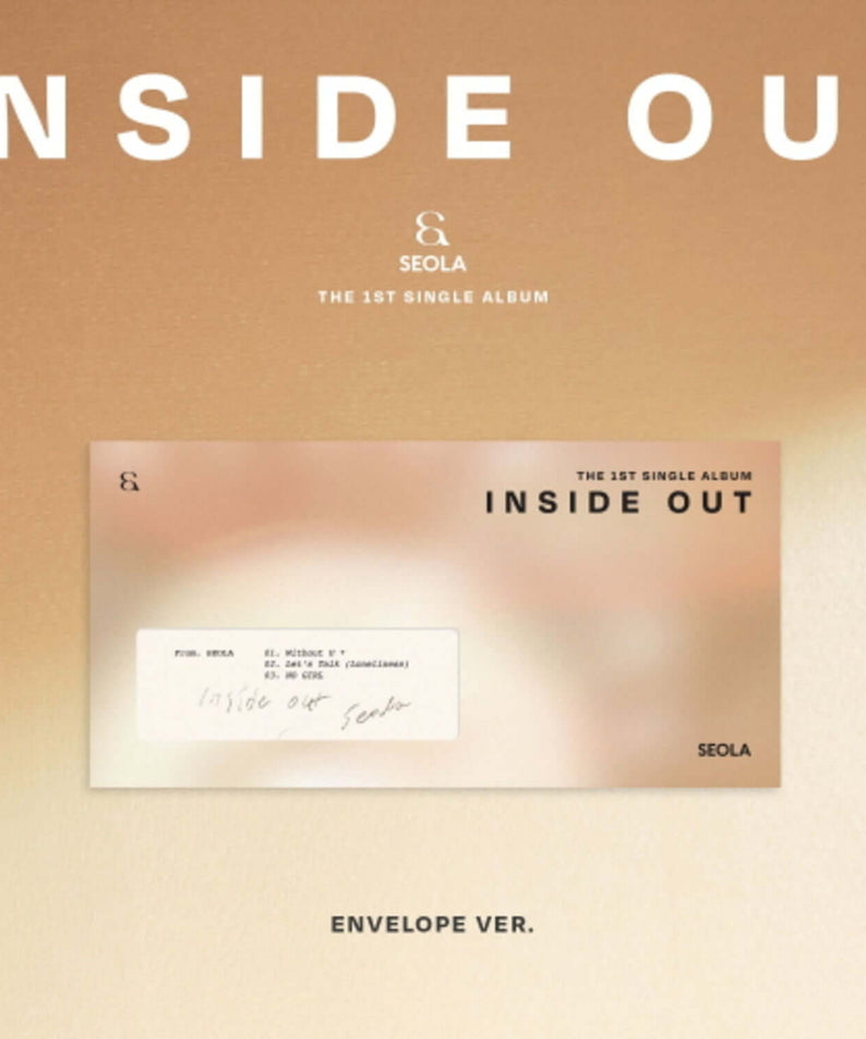 SEOLA - THE 1ST SINGLE ALBUM [INSIDE OUT] (ENVELOPE VER.) -  | Kool Seoul - Buy Kpop Albums Online