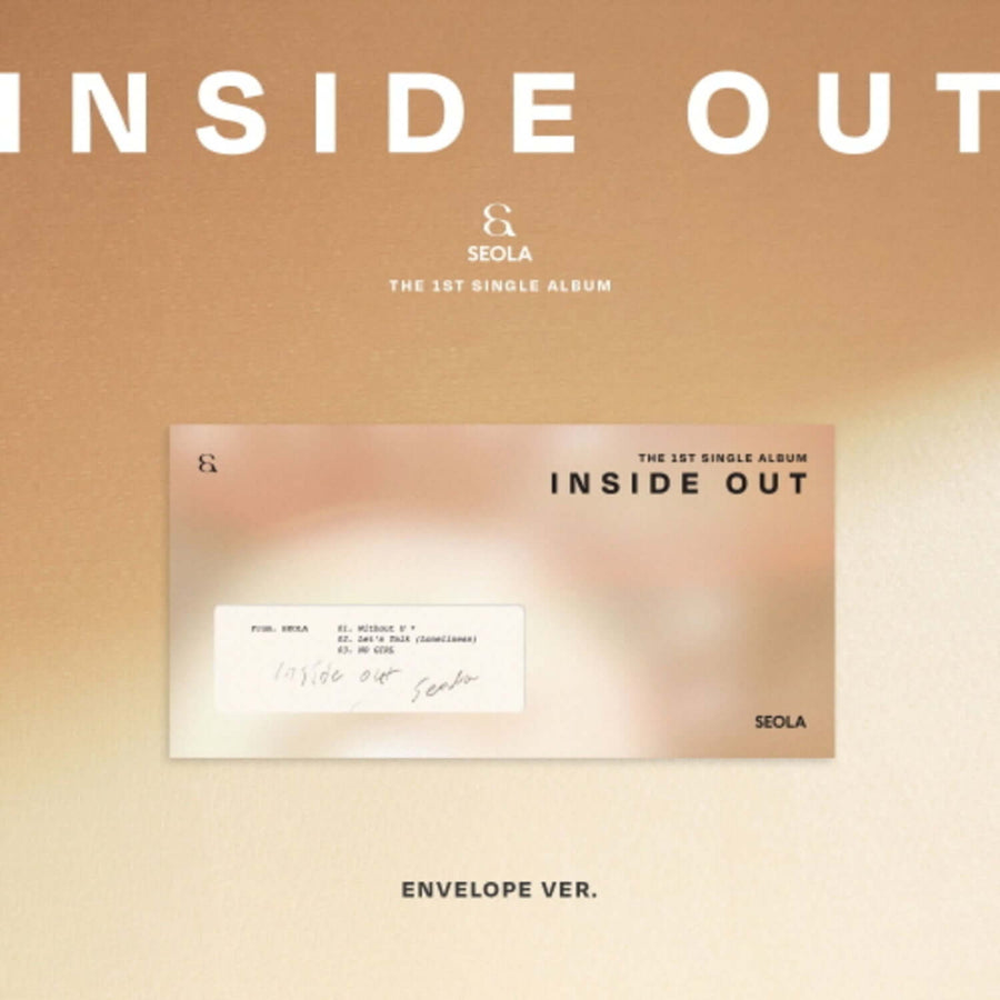 Seola - The 1st Single Album [Inside Out] (Envelope Ver.) - Kpop Album