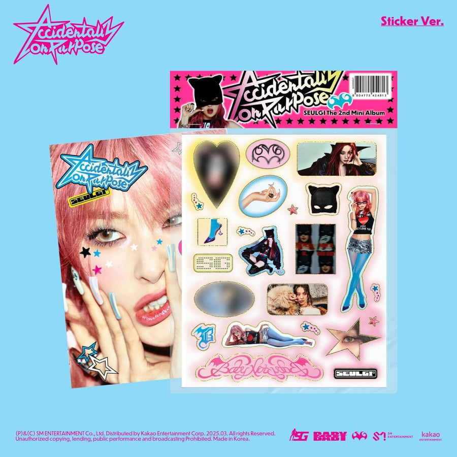 Seulgi - 2nd Album [Accidentally On Purpose] (Sticker Ver.) - Kpop Album