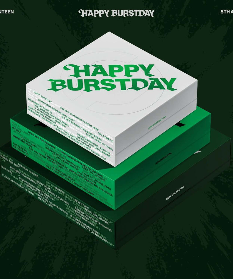 SEVENTEEN - 5th Album [HAPPY BURSTDAY] (Random) - Kpop Album | Kool Seoul - Buy Kpop Albums Online