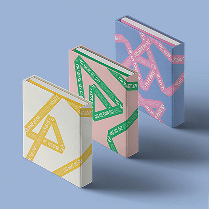 SEVENTEEN 5th Mini Album 'YOU MAKE MY DAY' (Random) with colorful covers.